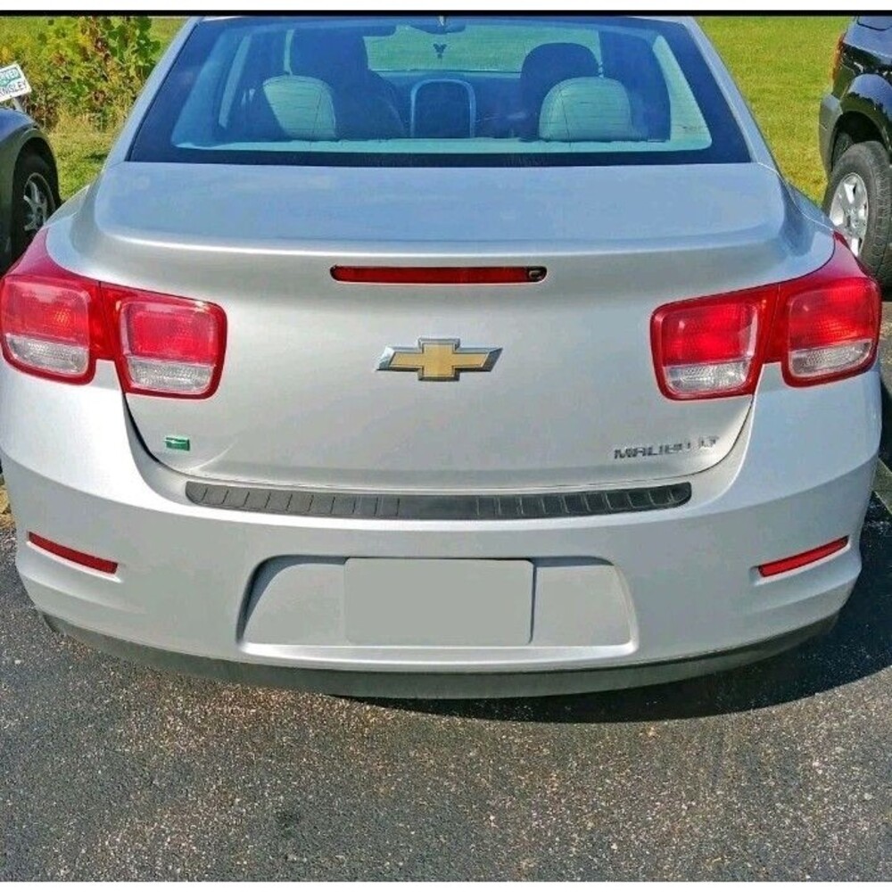 Rear Bumper Guard Protector For Chevy Malibu 2019 - 2024 Carbon Fiber No...
